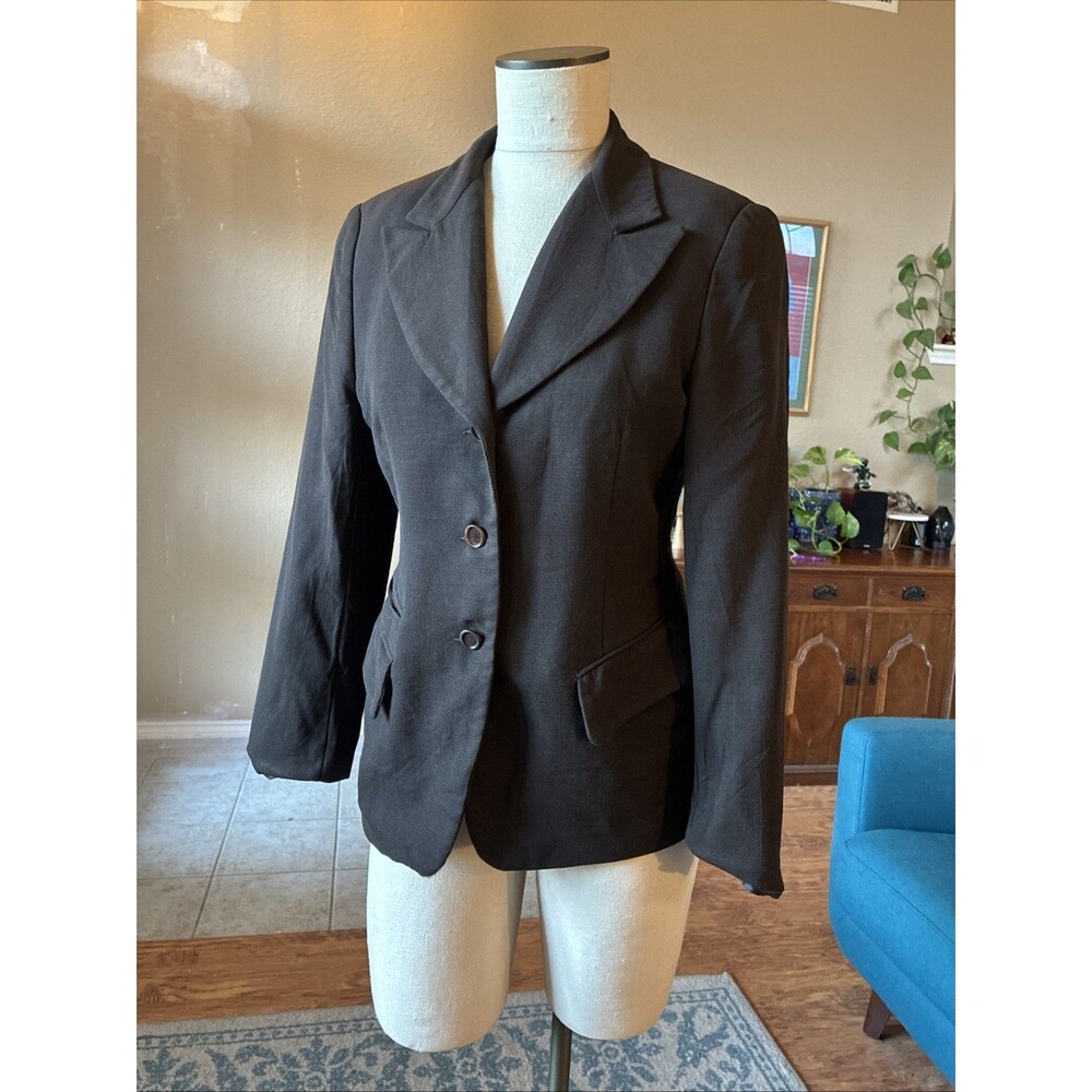 Vintage Brooks Brothers Women’s Brown 100% Wool Blazer Made In USA